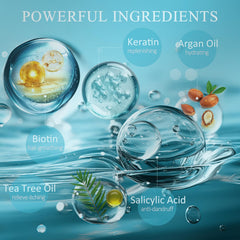SHVYOG Scalp Scrub with argan and tea tree oils for nourished hair
