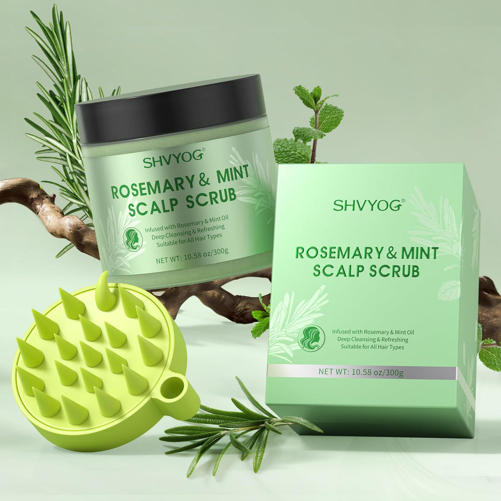SHVYOG scalp-scrub-kit-view: complete treatment kit includes exfoliation and massage for scalp care.