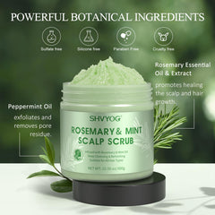SHVYOG scalp-scrub-sea-salt-texture: exfoliating texture helps with oil control and flakes reduction.