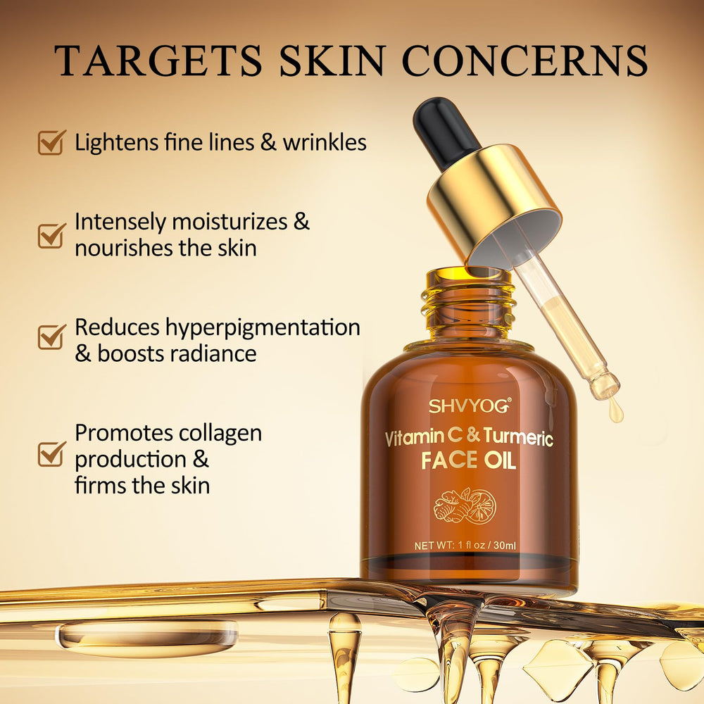 SHVYOG oil shows warm amber color for nourishing daily use.