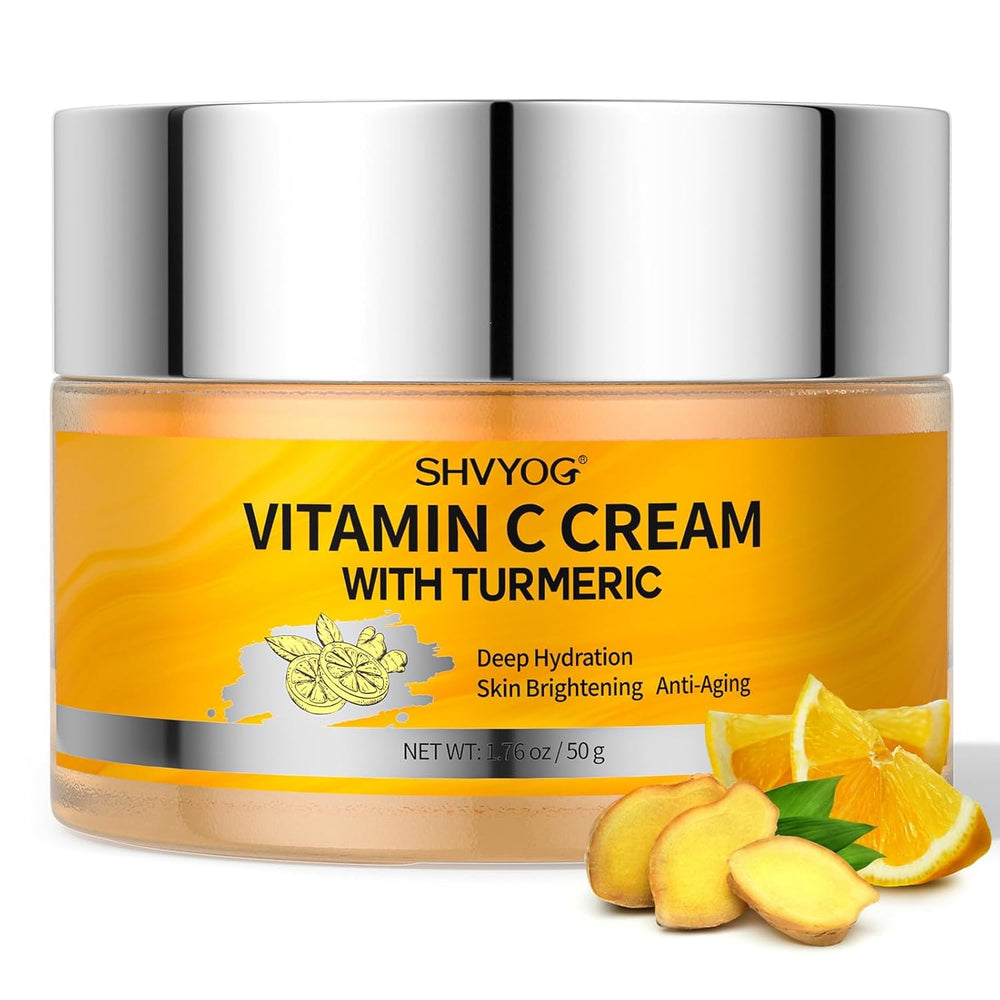 SHVYOG Vitamina C, crema facial, iluminando y hidratando la piel para uso diario
