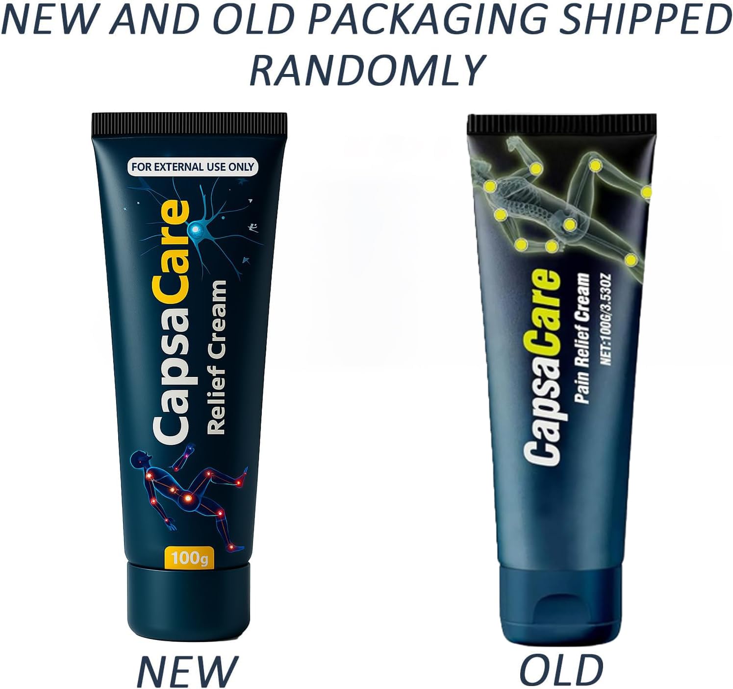 Shwfhi CapsaCare ingredients with arnica, capsaicin, menthol.