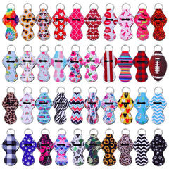 Shynek lip balm holder pattern variety showcases colorful designs for quick lip balm access on the go.