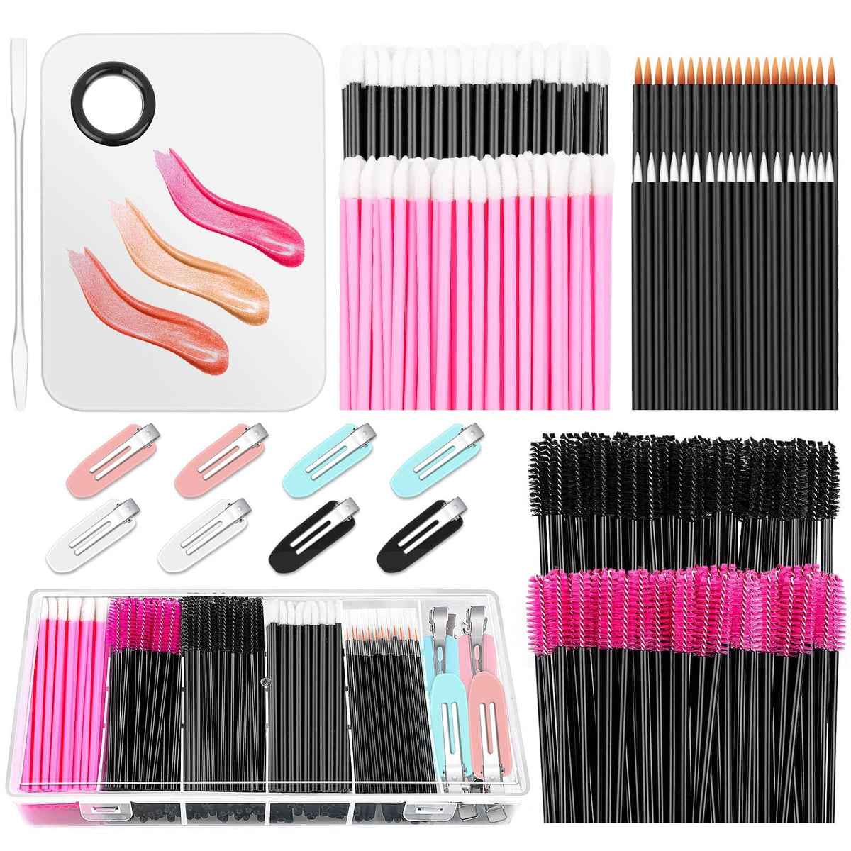 Shynek makeup mixing tray with spatula enables hygienic, controlled product blending