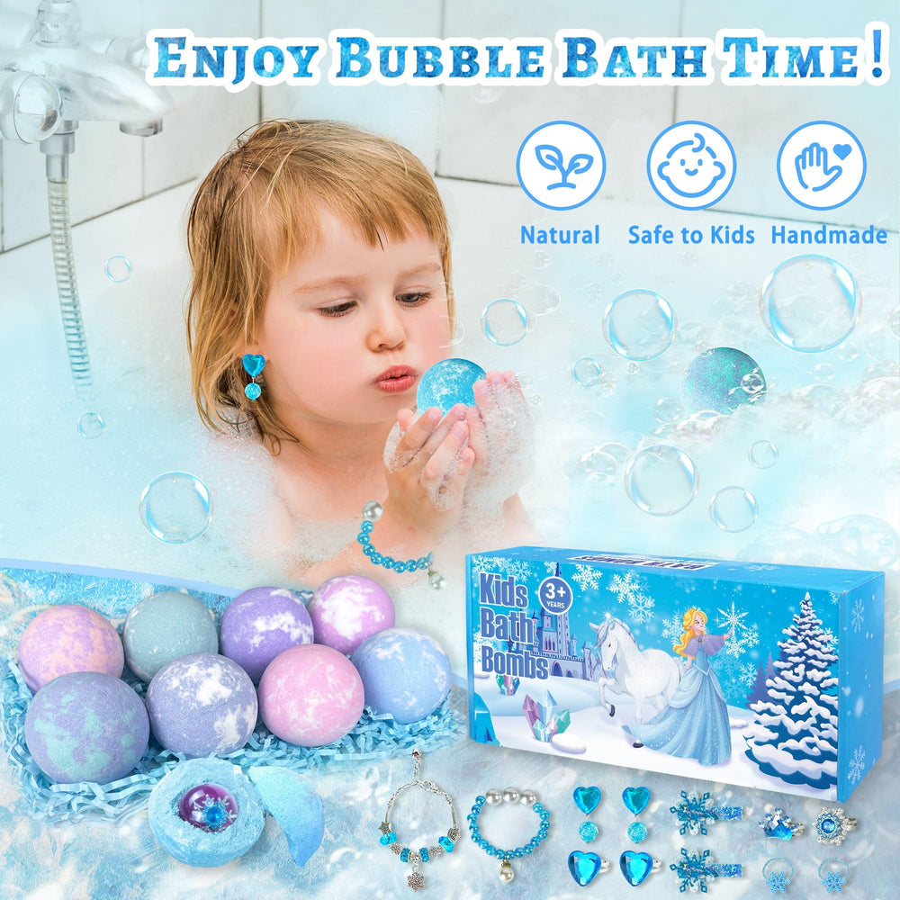 Siawoy surprise jewelry inside bath bomb including rings and earrings
