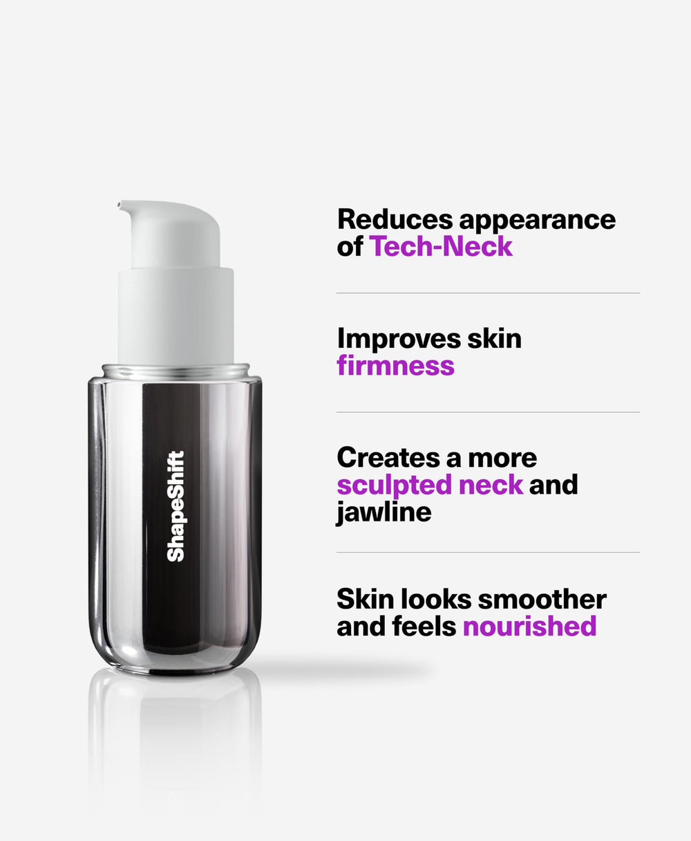 SickScience ShapeShift serum texture close-up shows a feather-light gel that absorbs quickly.