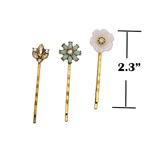 SICOPEE vintage hair clips style-6 decorative pins that won't snag hair