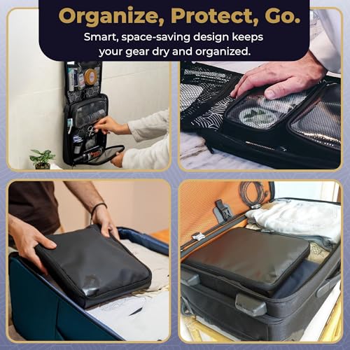 SIDE BY SIDE slim toiletry bag TSA-friendly carry-on essential
