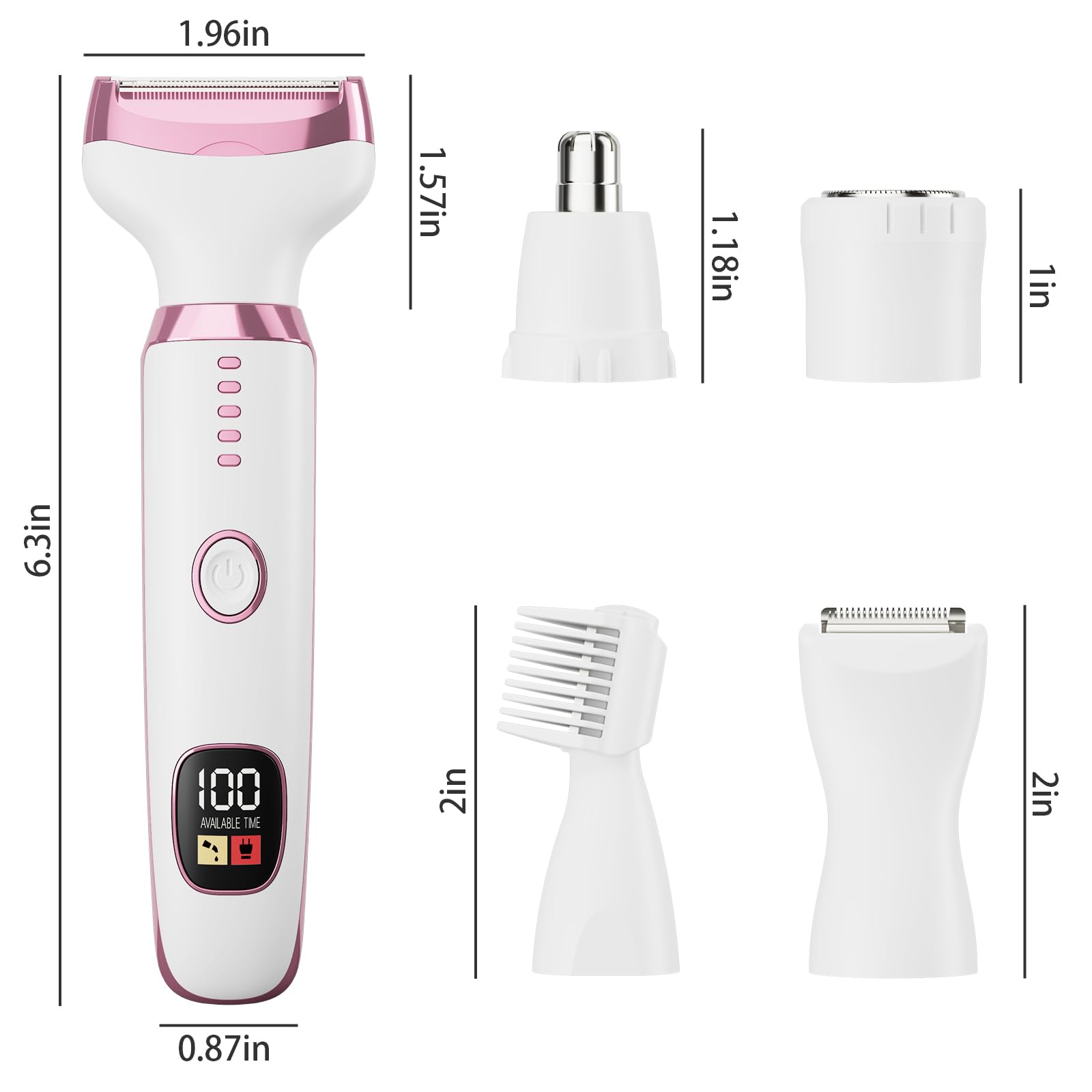 SIDHGN waterproof shaver for wet or dry use and convenience