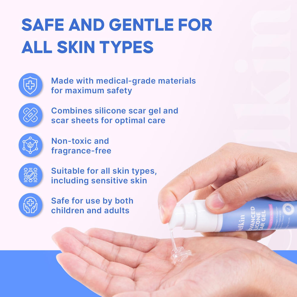Sielkin waterproof scar gel concept for all-day wear in shower