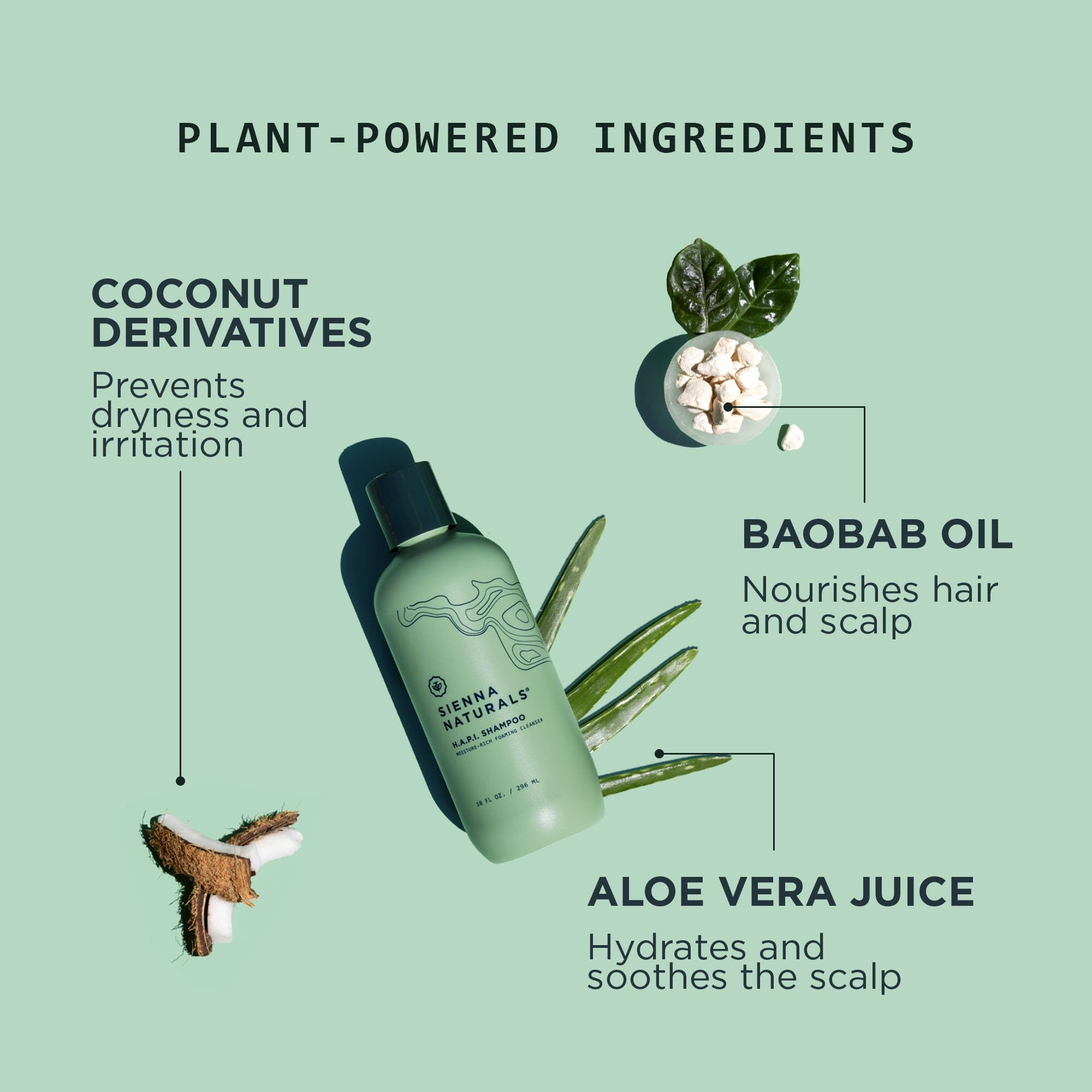 Sienna Naturals HAPI Shampoo after shower glow demonstrates frizz control