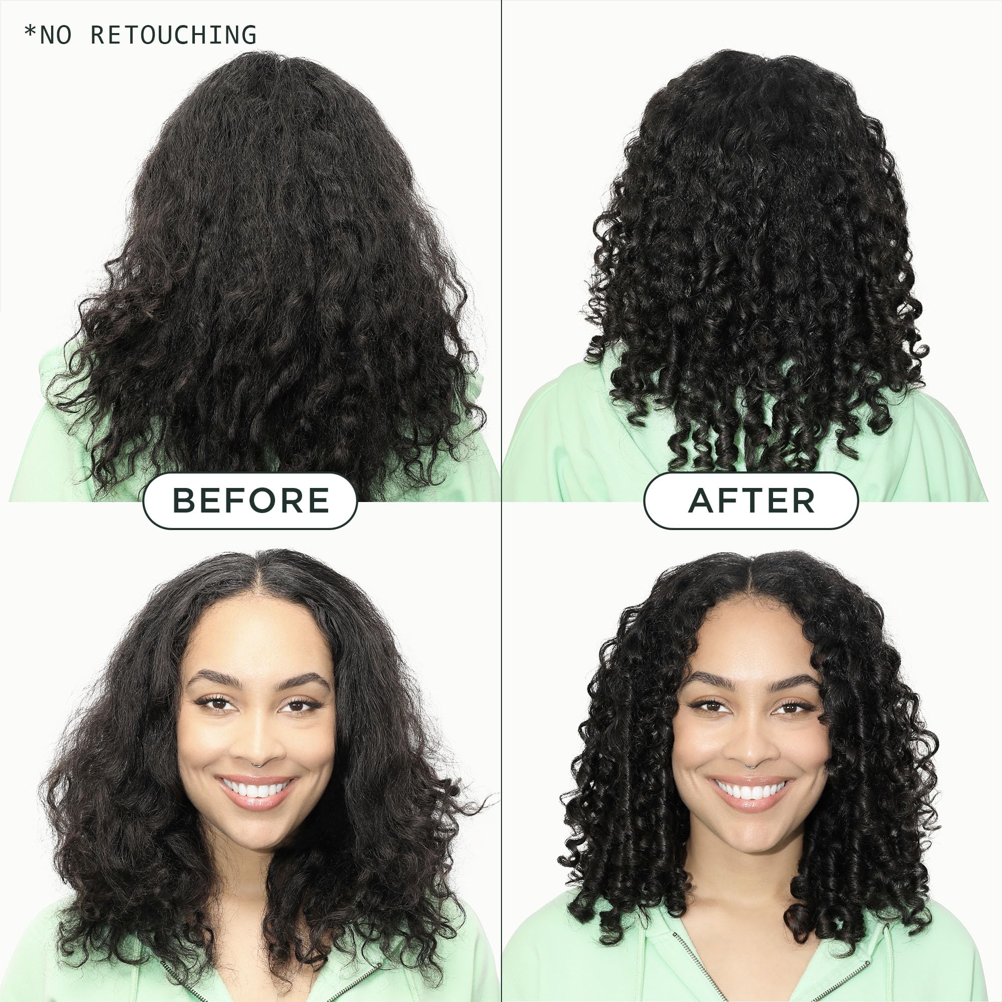 Sienna Naturals Untangled conditioner pump in use for smooth application