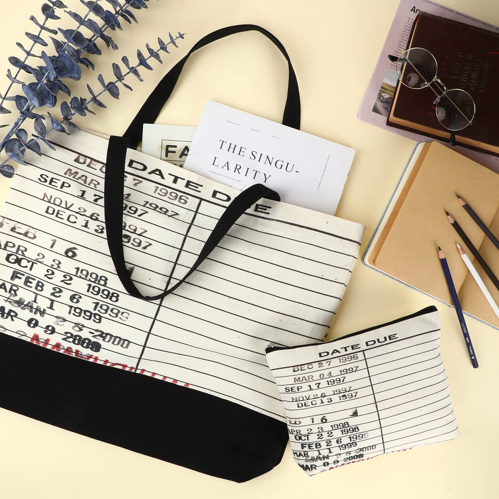 Sieral retro style library bag blends elegance and practicality for everyday errands.