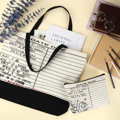 Sieral retro style library bag blends elegance and practicality for everyday errands.