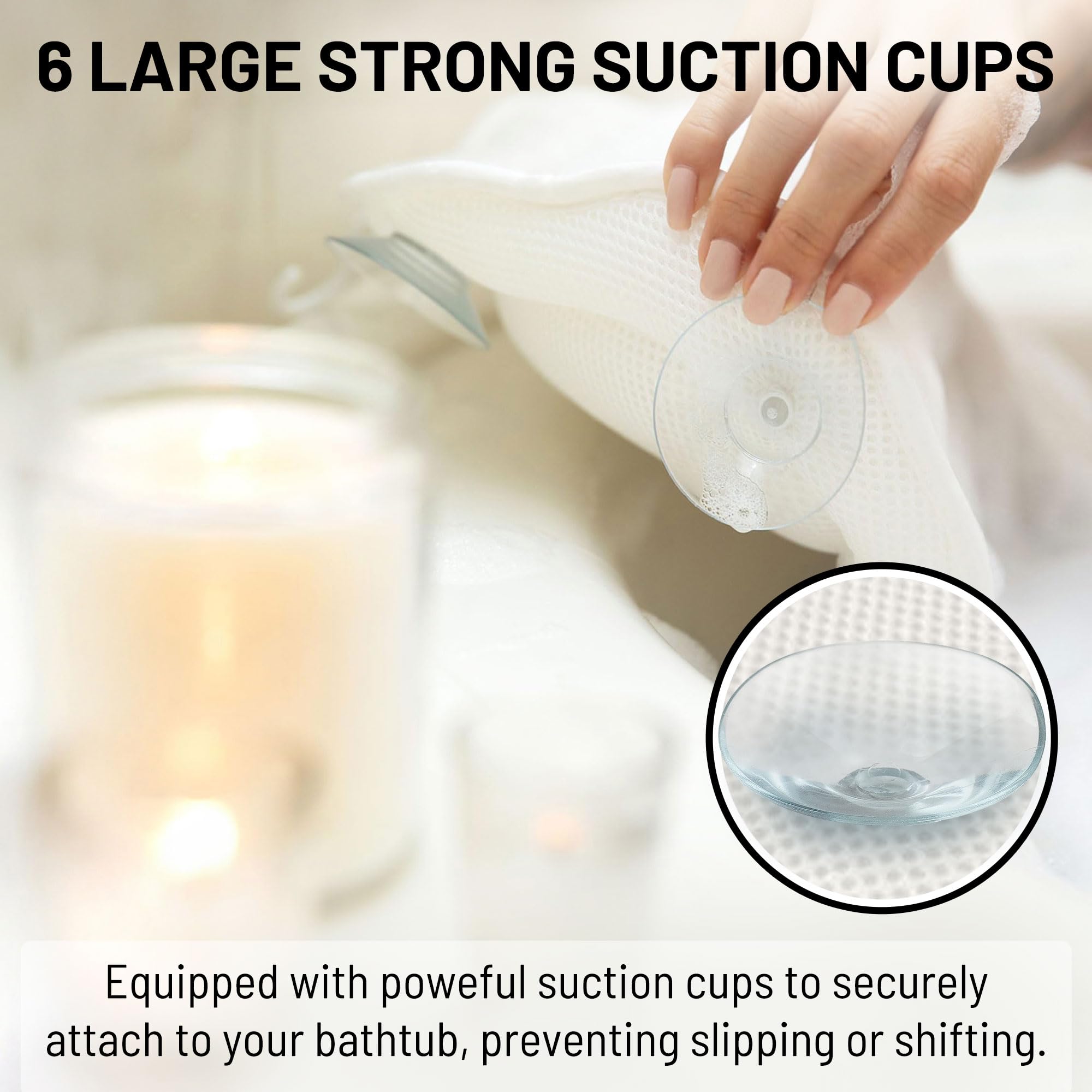 Sierra Concepts Paradise Bath Pillow 3D mesh fabric stays breathable and quick-drying.