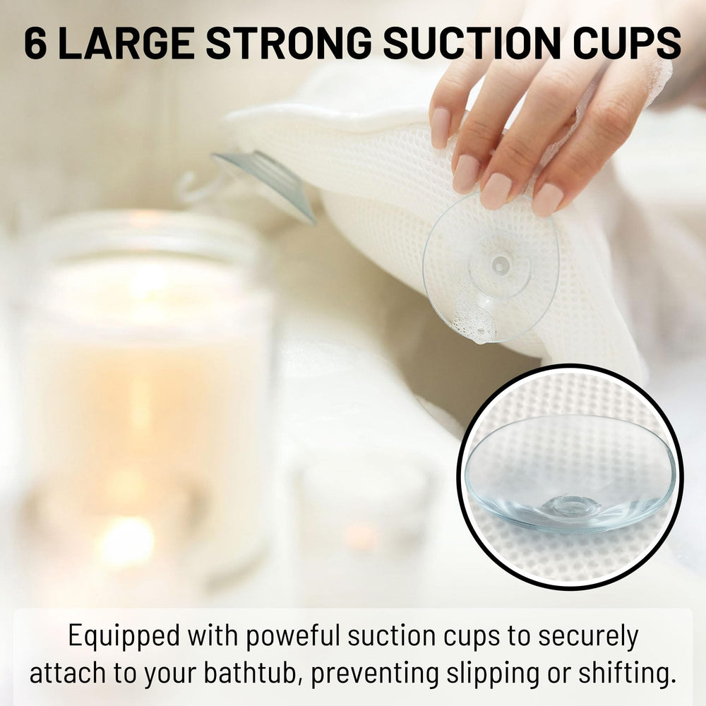 Sierra Concepts Paradise Bath Pillow 3D mesh fabric stays breathable and quick-drying.