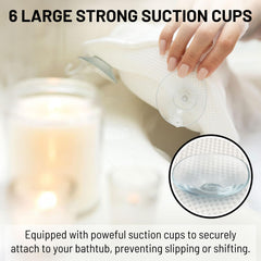 Sierra Concepts Paradise Bath Pillow 3D mesh fabric stays breathable and quick-drying.