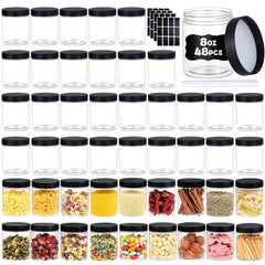 Sietpoek 8oz jar with screw-on lid airtight storage for dry ingredients.