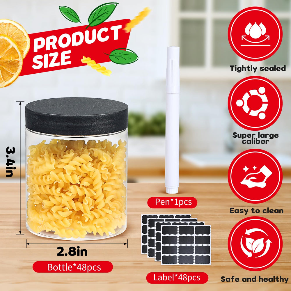 Sietpoek screw-on lid airtight seal keeps contents fresh and leak-free.