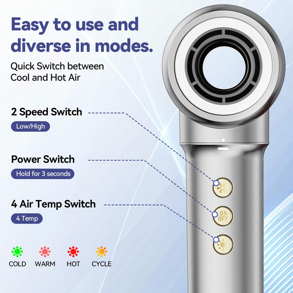 SIGBOT 5 in 1 hair dryer brush curling barrel enables curling and volume.