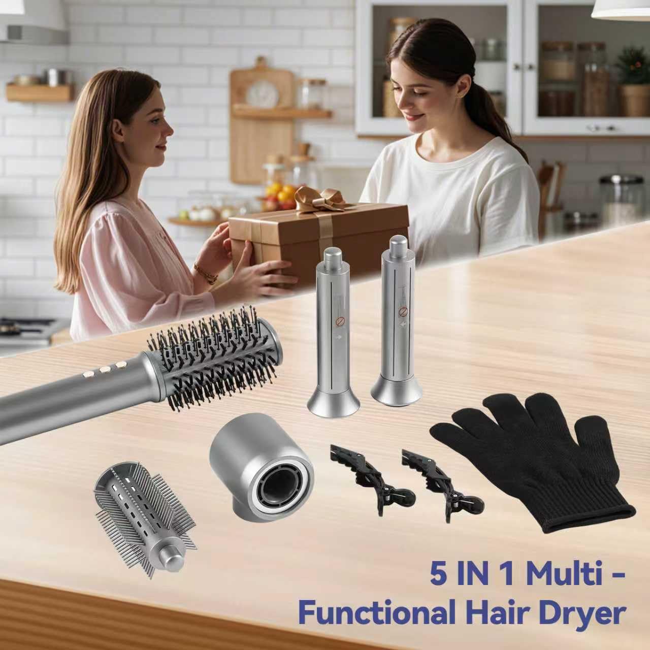 SIGBOT 5 in 1 hair dryer brush gift-ready packaging perfect for gifting.