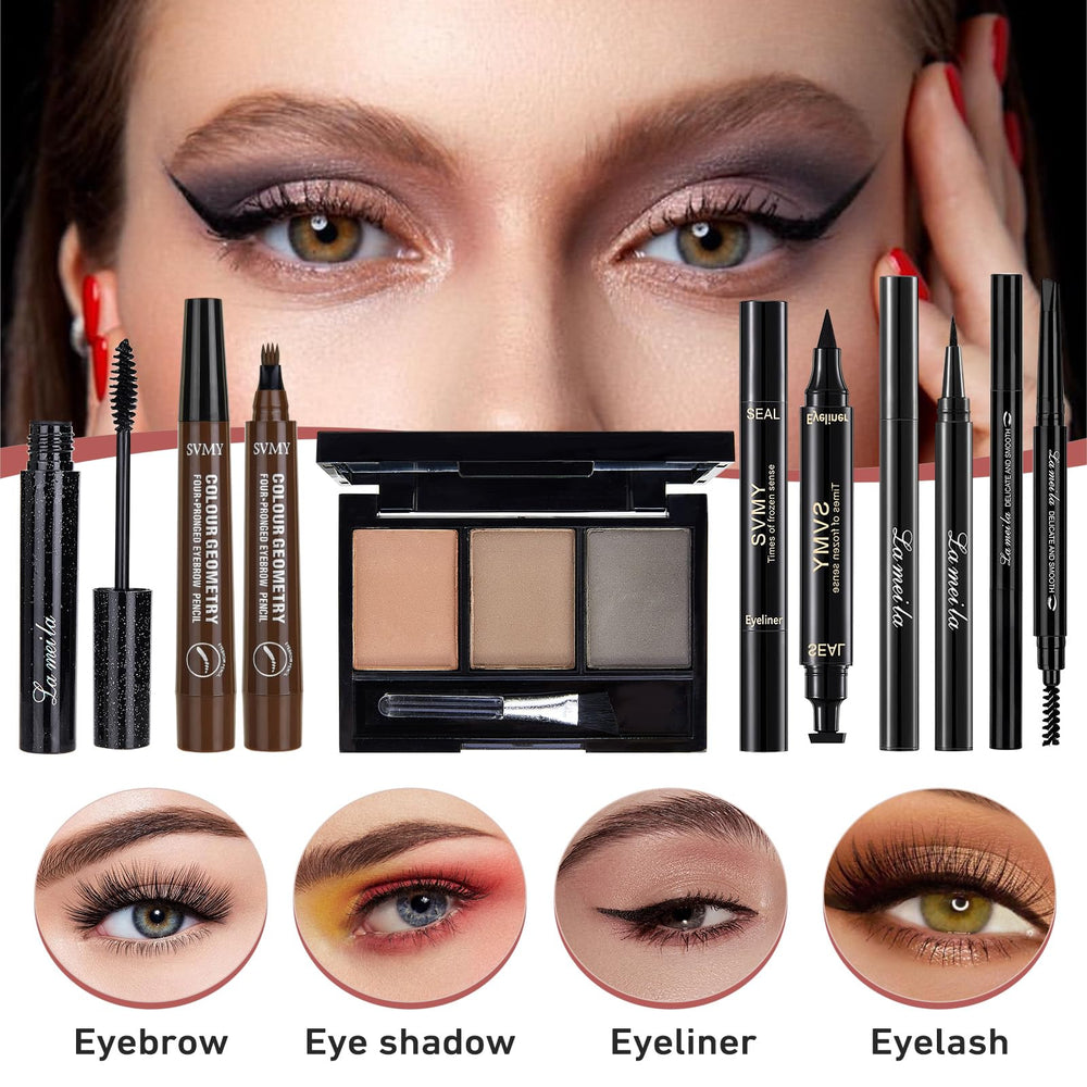 Sightling All-In-One Makeup Kit eyeshadow palette with rich hues for day to night.