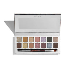 Sigma Beauty Cool Neutrals dual-ended brush enables precise, versatile eye makeup.