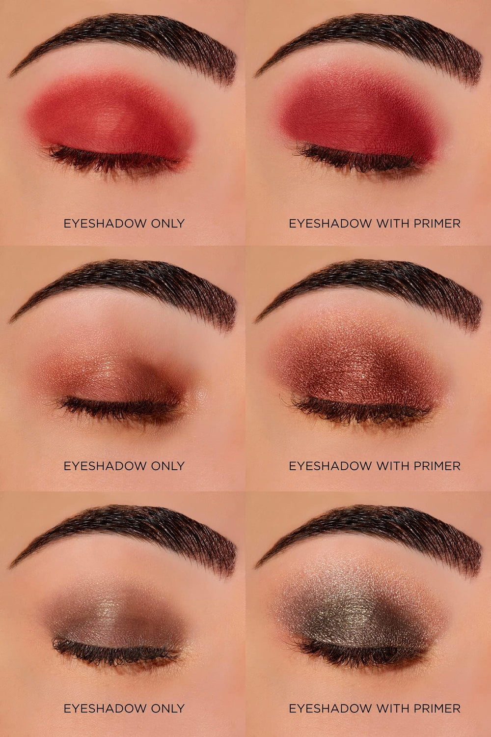 Sigma Beauty Eye Primer Base crease prevention in action on eyelids