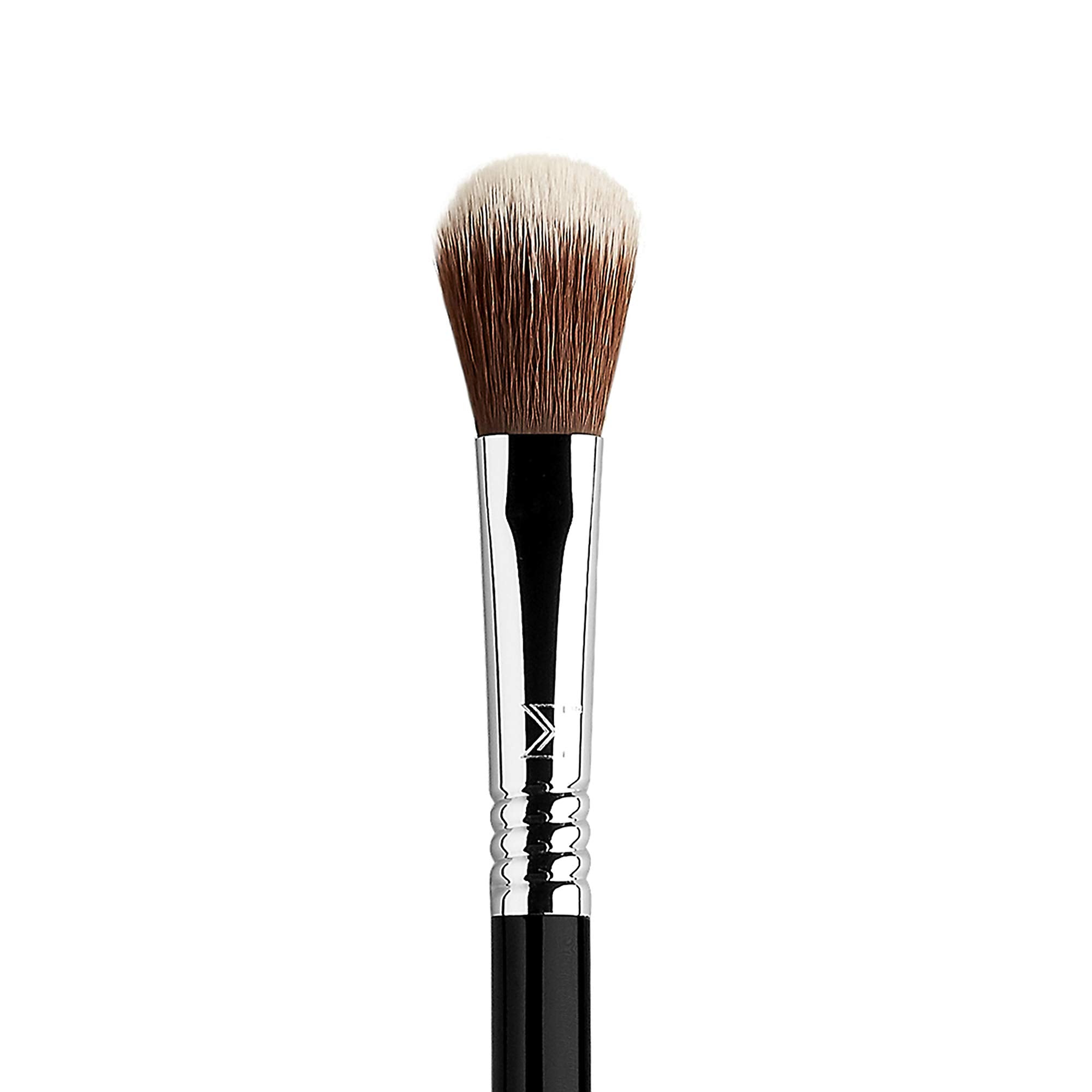 Sigma Beauty F03 brush buffing along the cheekbone for radiant definition