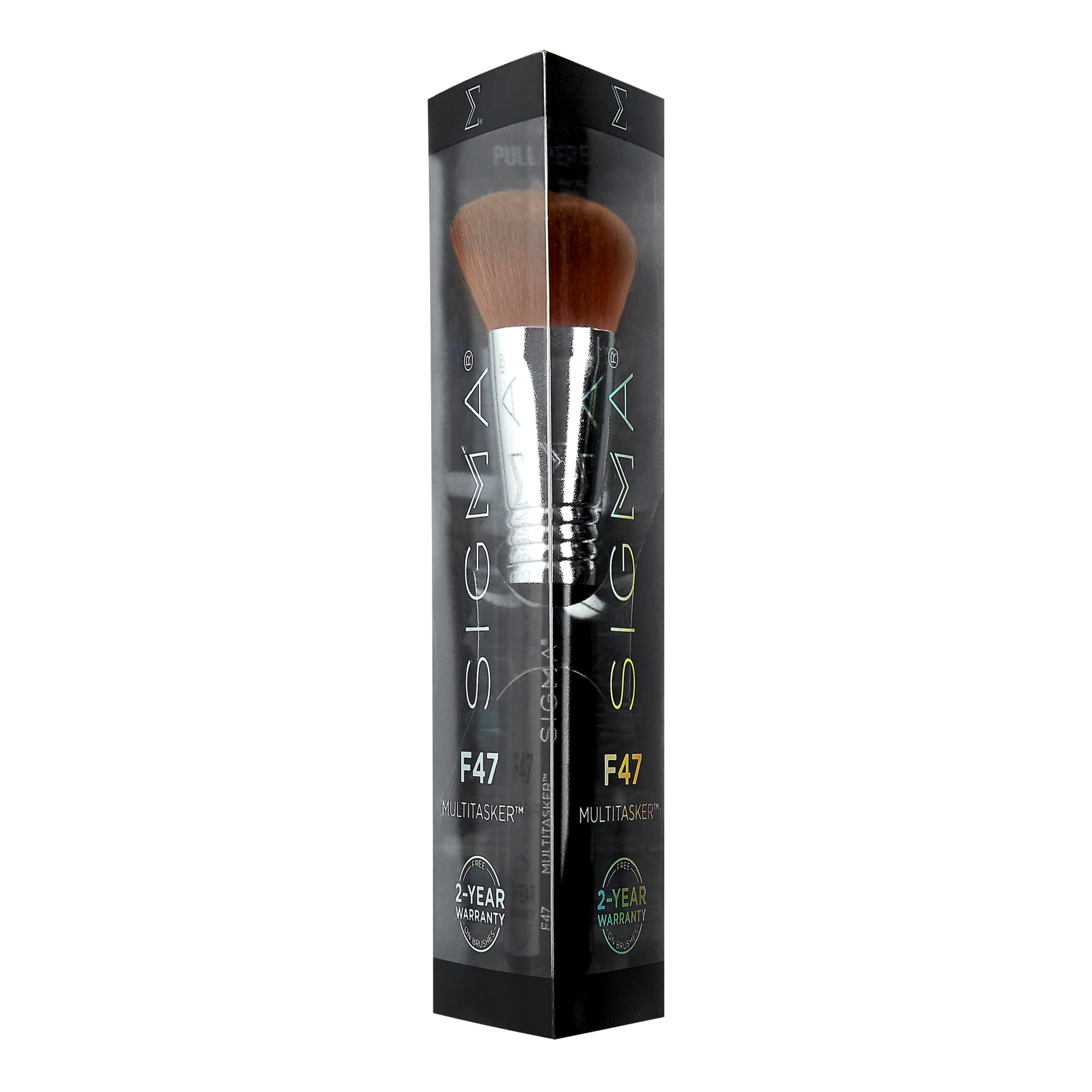 Sigma Beauty F47 Multitasker easy cleaning with quick fiber rinse and dry