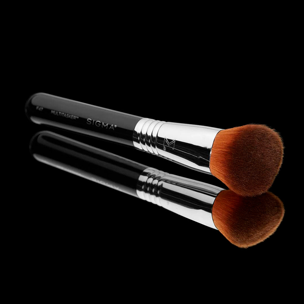 Sigma Beauty F47 Multitasker used for foundation application with smooth, even coverage