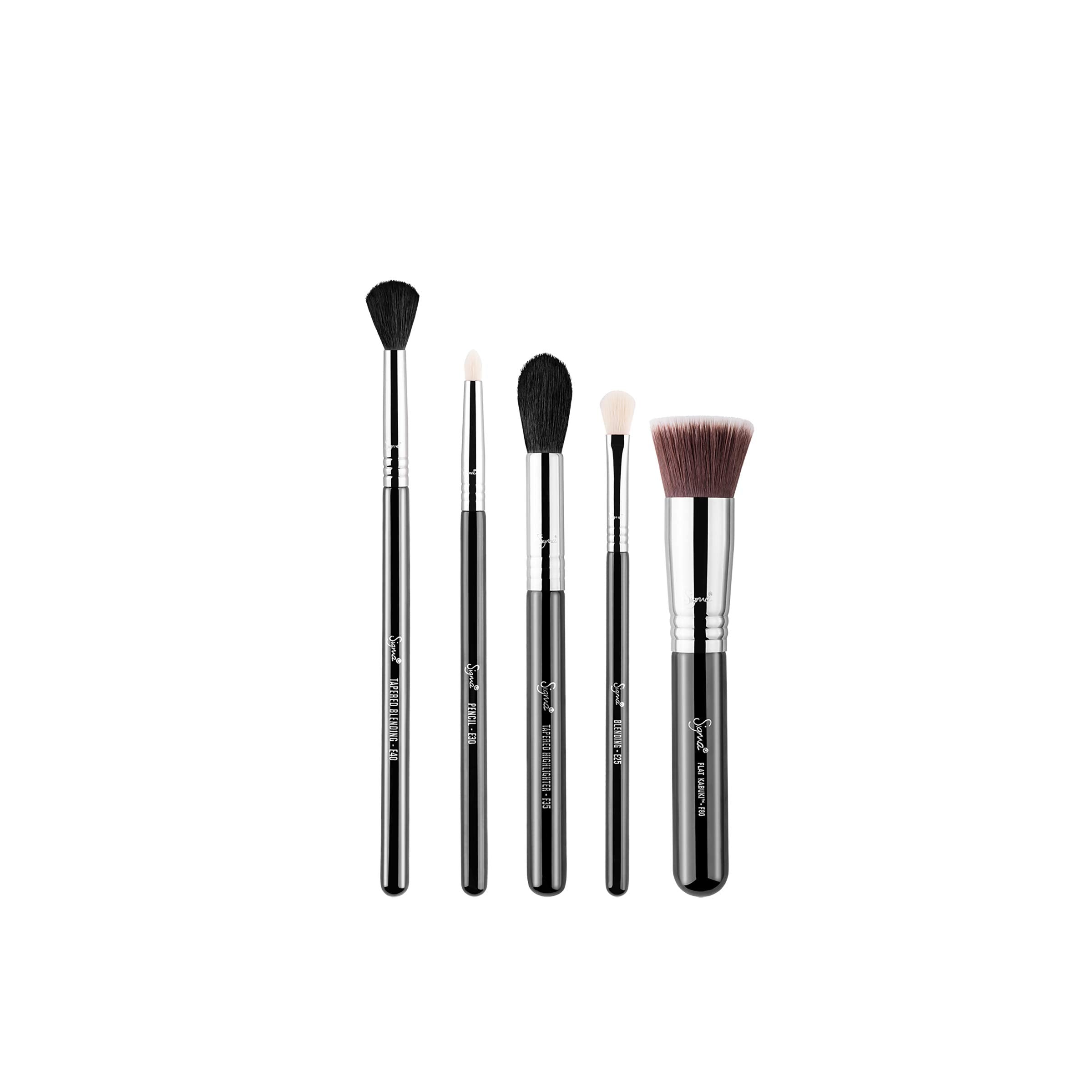 Sigma Beauty Most Wanted brush set front view for all-in-one makeup essentials