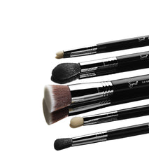 Sigma Beauty Most Wanted foundation brush showcases precise application and smooth finish