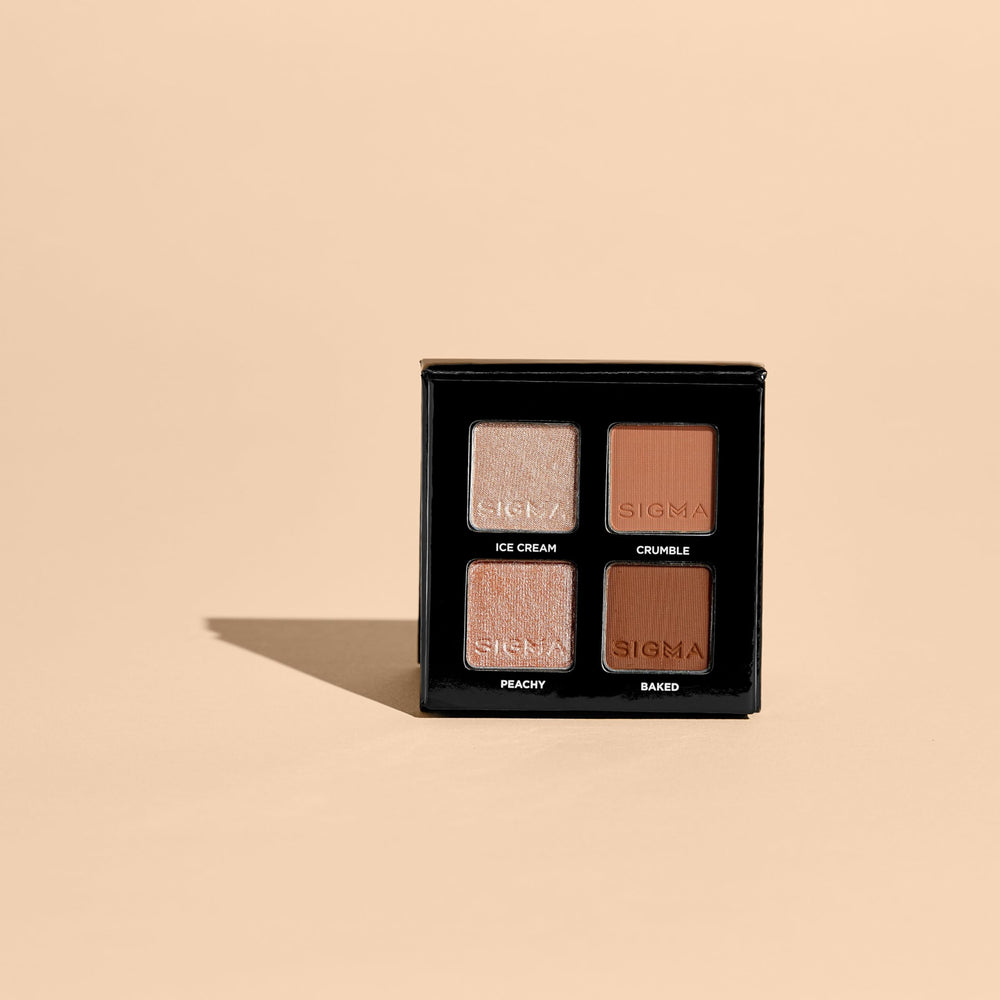 Sigma Beauty Tiramisu swatches create smoky, evening-ready depth