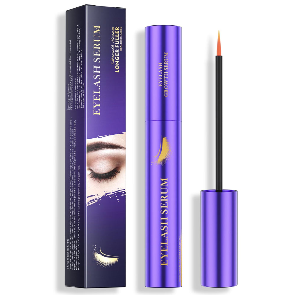 SIIEEC Lash Serum bottle showing formula and branding for easy at-home growth support.