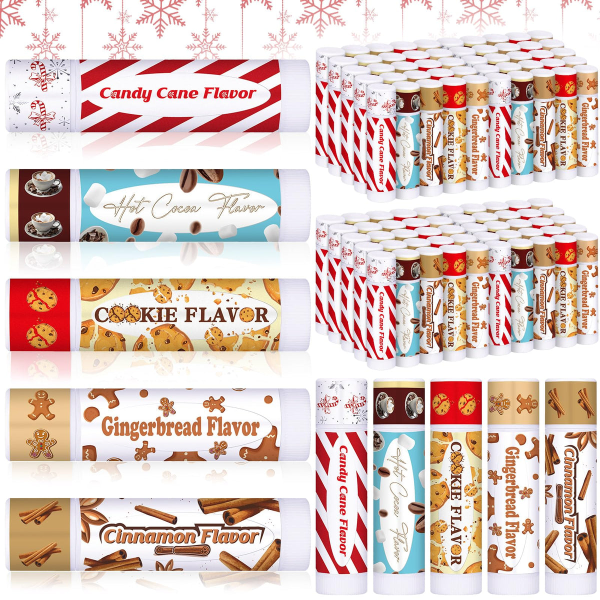 Siifert Christmas lip balm bulk pack for gifting and moisture.