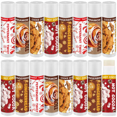 Siifert Christmas lip balm collection 15-pack ready for stocking stuffers and gifts.