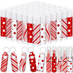 Siifert Christmas lip balms bulk with candy-themed wrappers ideal for gifting.