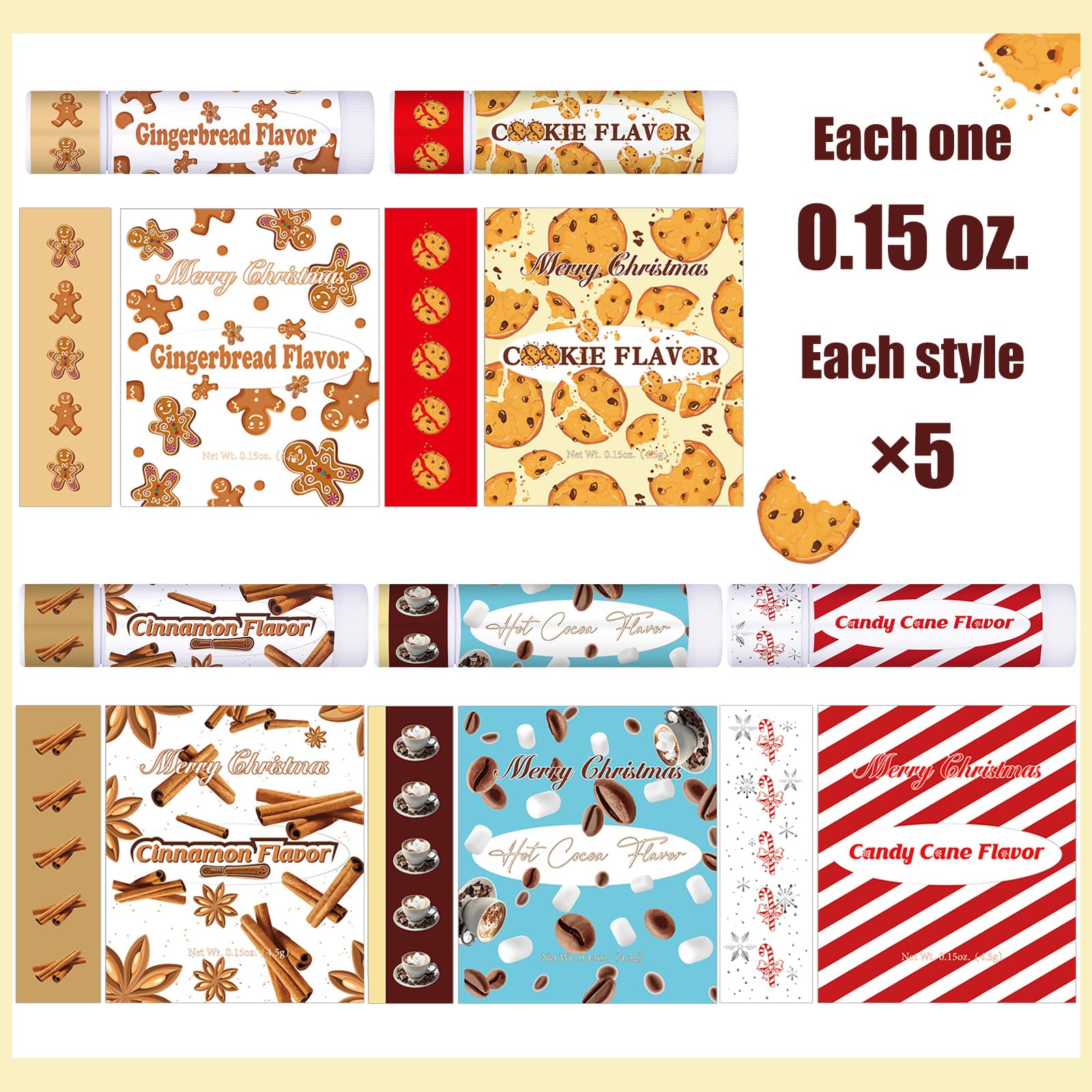 Siifert gift pack display with festive lip balms for parties.