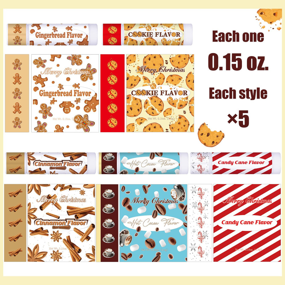 Siifert gift pack display with festive lip balms for parties.