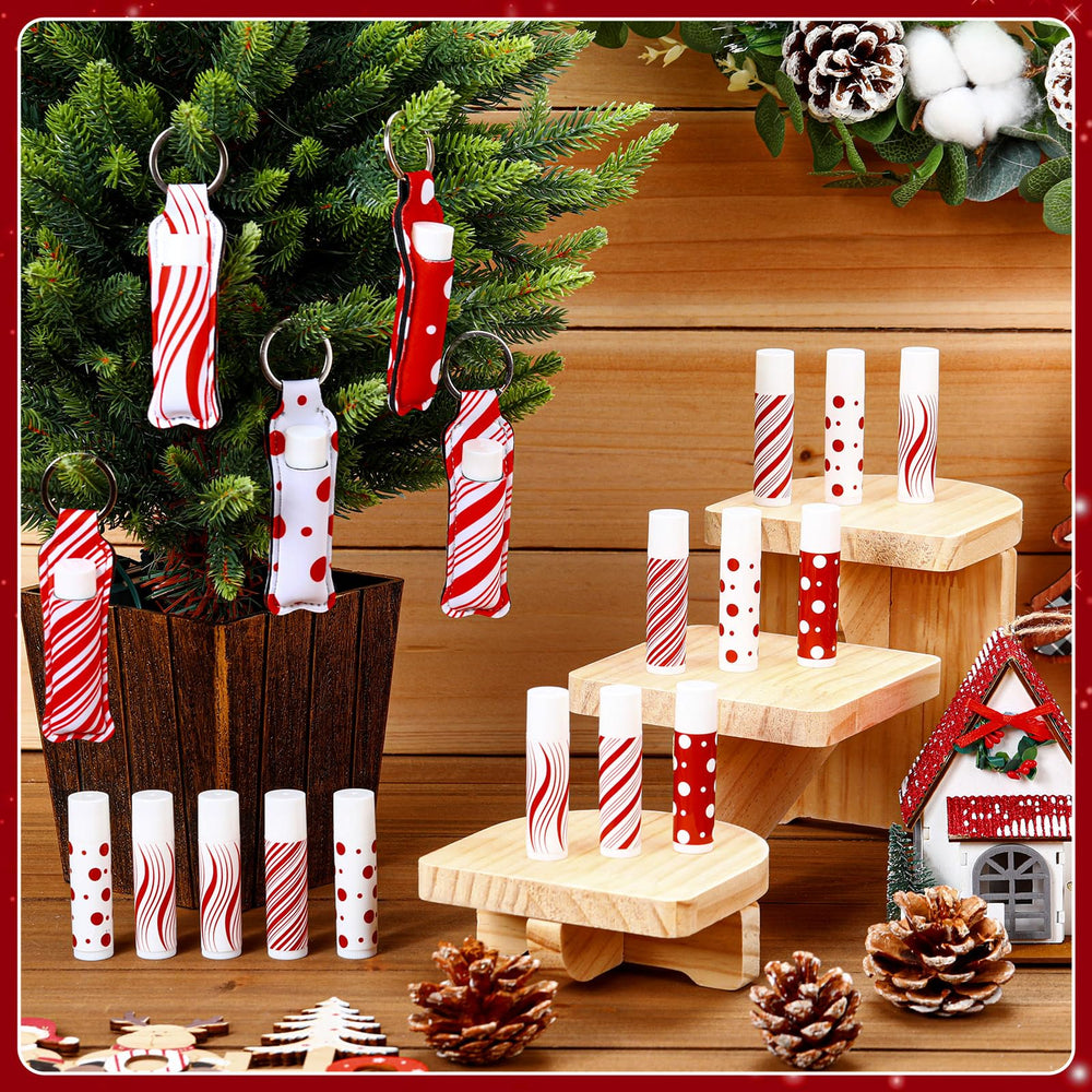 Siifert holiday design patterns showcase candy-inspired balm designs.