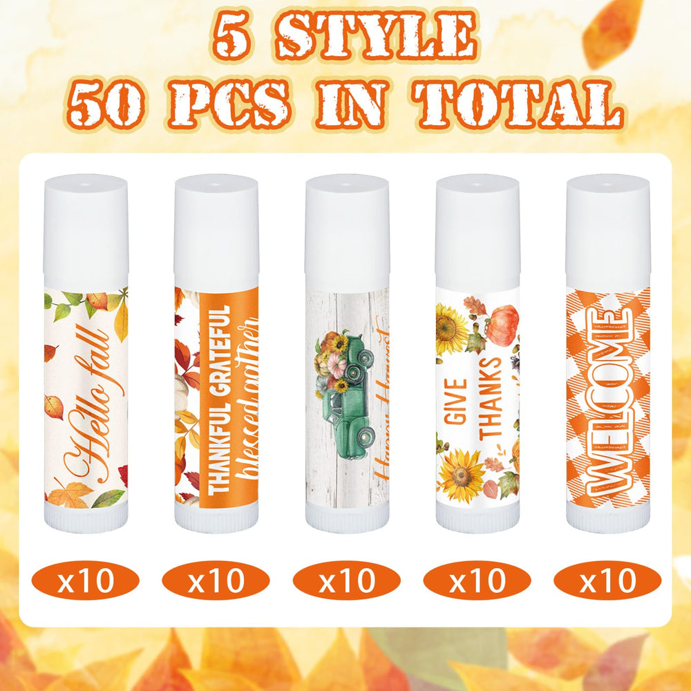 Siifert pumpkin-leaves lip balm highlights fall vibes with comforting flavor for seasonal gifting.