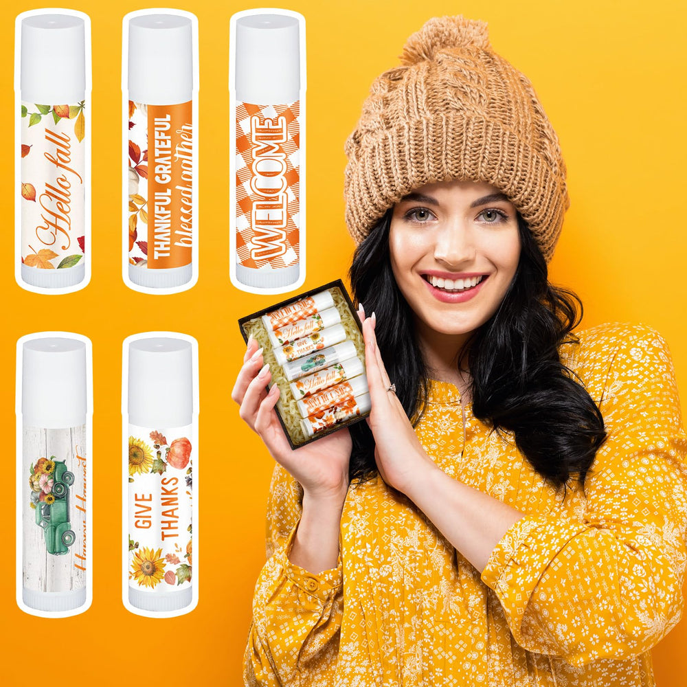 Siifert Thanksgiving lip balm delivers warm, cozy aroma gifts.