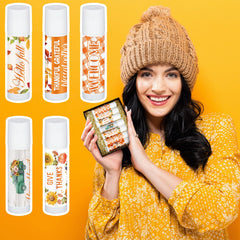 Siifert Thanksgiving lip balm delivers warm, cozy aroma gifts.