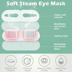 Silicherry steam eye mask unscented style for fragrance-free relaxation.