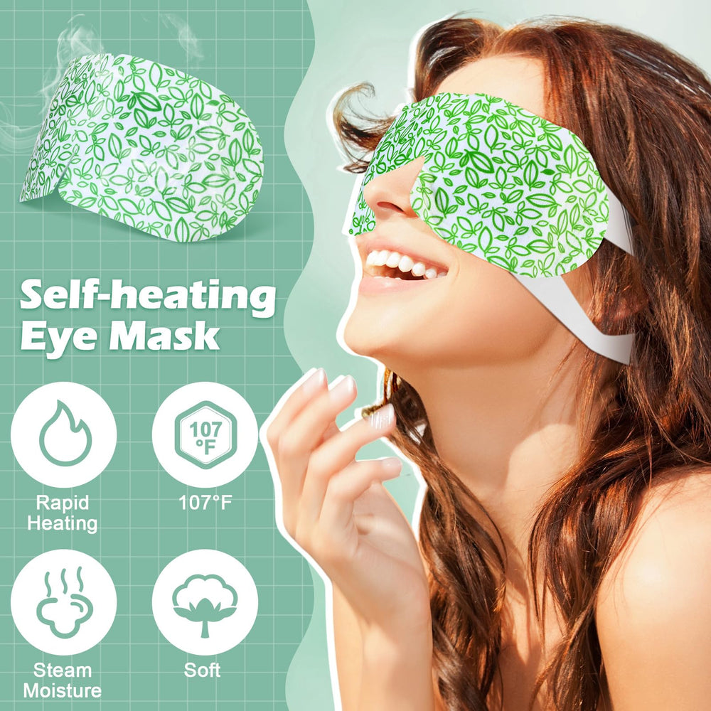 Silicherry steam eye mask warms to 42°C for about 40 minutes.