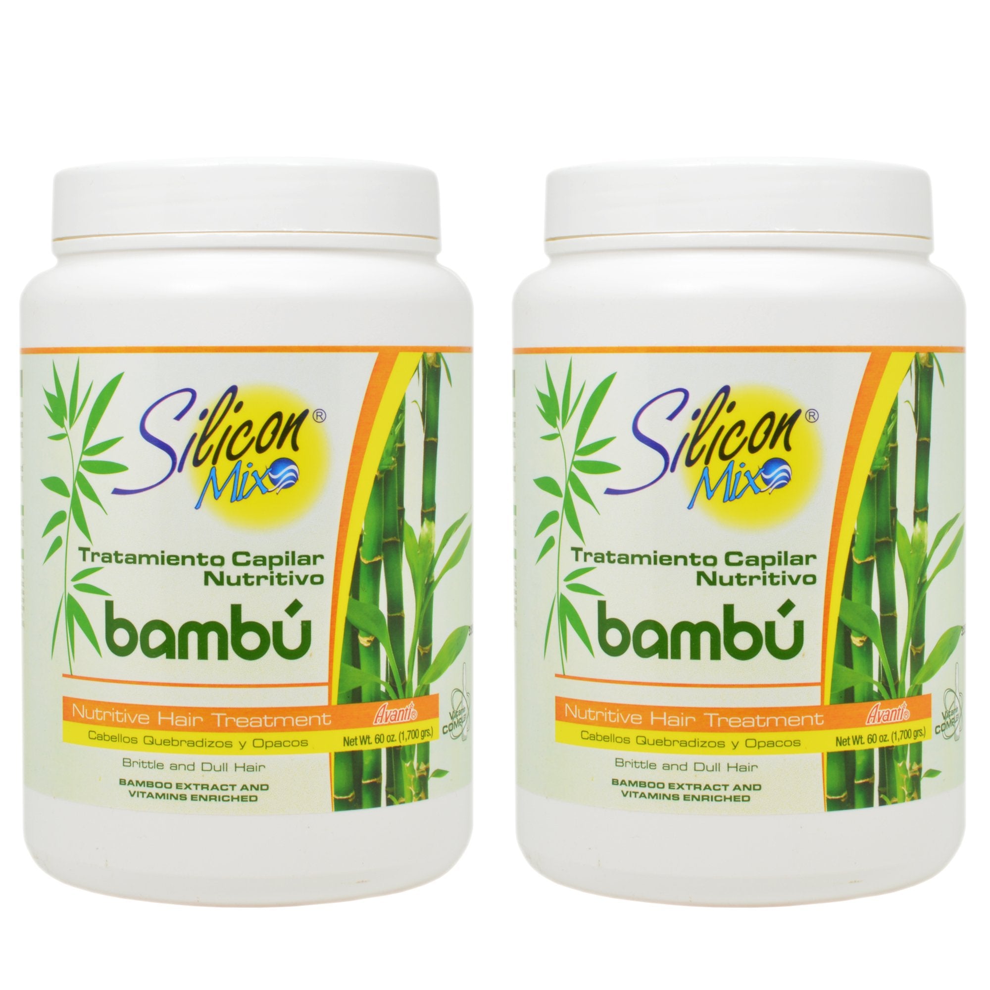 Silicon Mix Bambu Hair Treatment bottle highlighting bamboo extract for nourishment and detangling