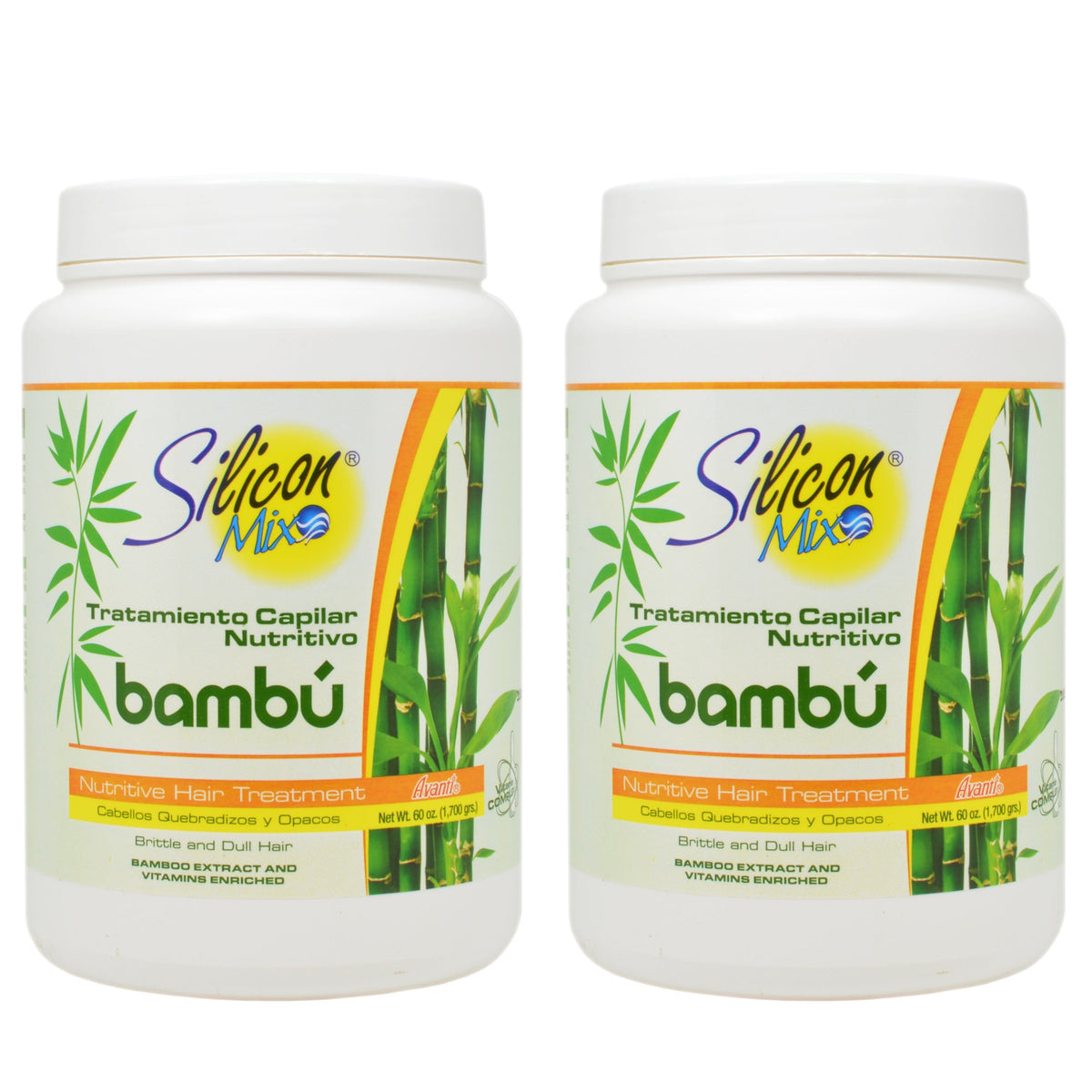 Silicon Mix Bambu Hair Treatment bottle highlighting bamboo extract for nourishment and detangling