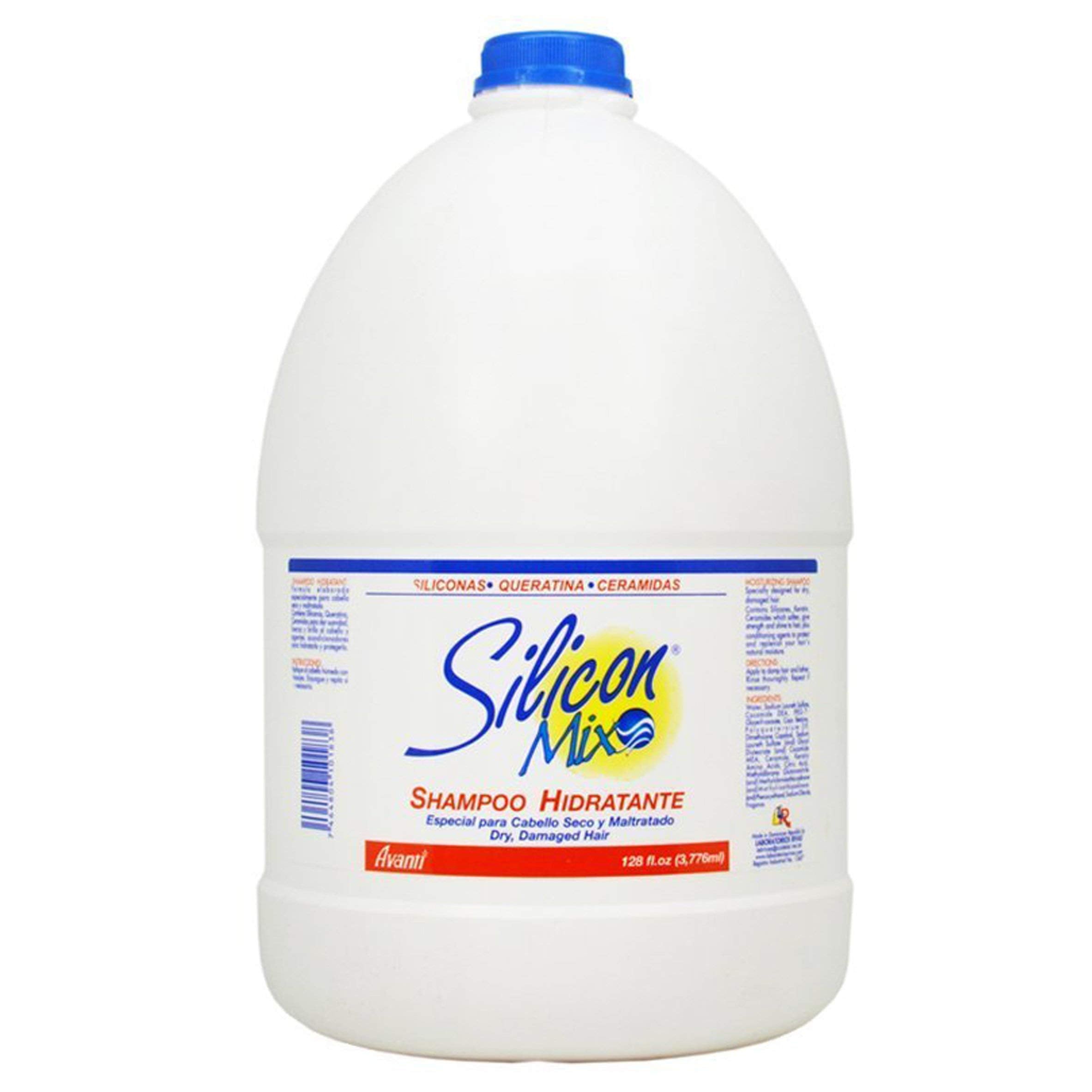 Silicon Mix Hydrating Shampoo bottle in 1-gallon size provides hydration for dry hair