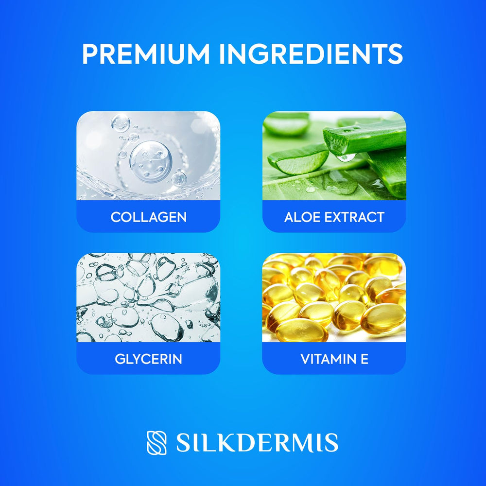SILKDERMIS patches feature aloe and collagen for deep hydration